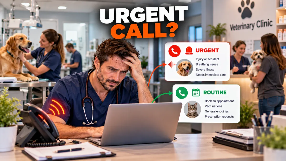 Voice AI for Veterinary Clinics: Urgent vs Routine Calls Handled Properly