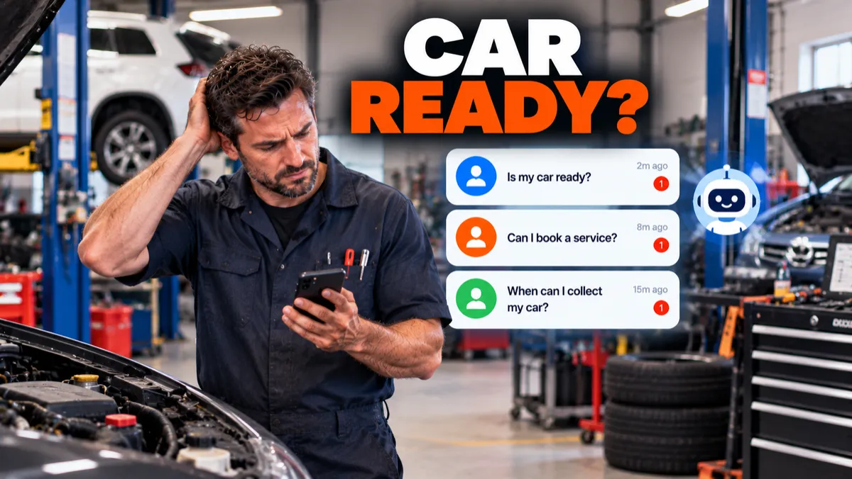 AI Chatbot for Mechanics and Auto Repair: Bookings and “Is My Car Ready?” Updates