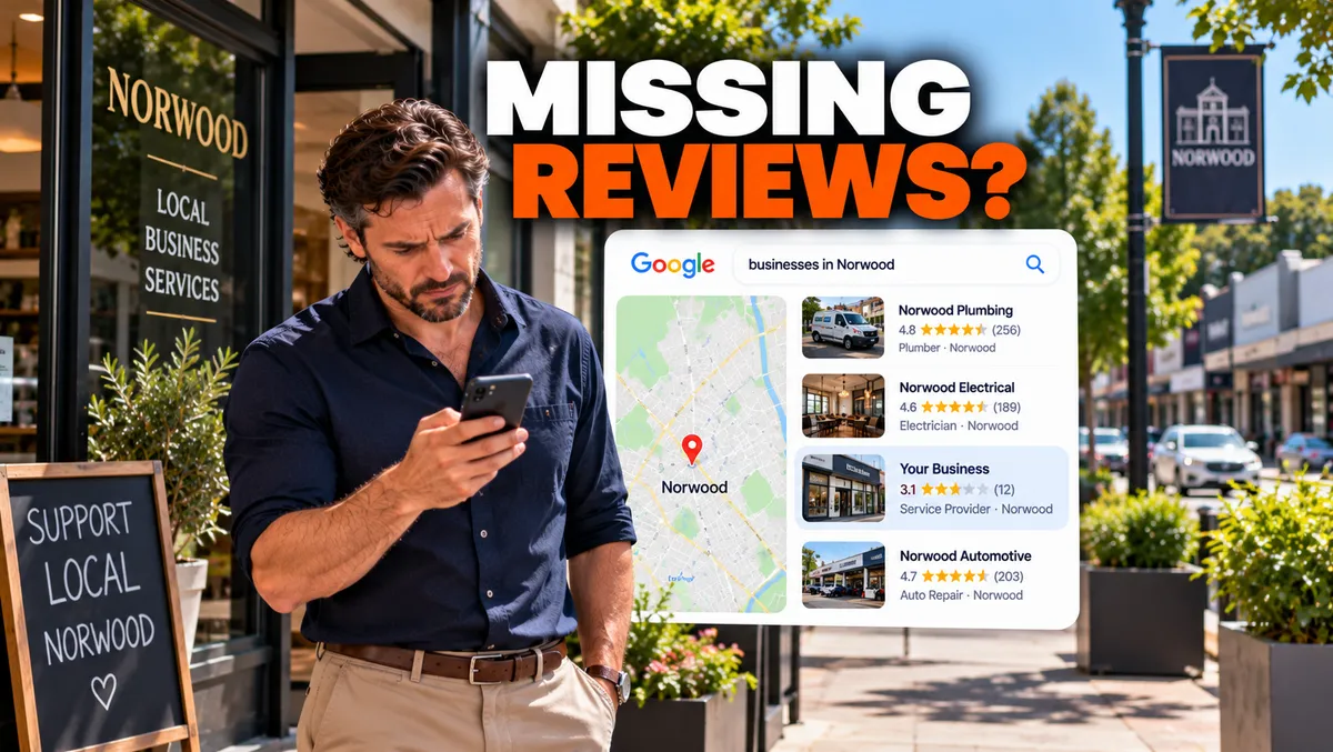 You can see how this fits into our local SEO services in Norwood, our review management service, and our Google Business Profile optimisation.