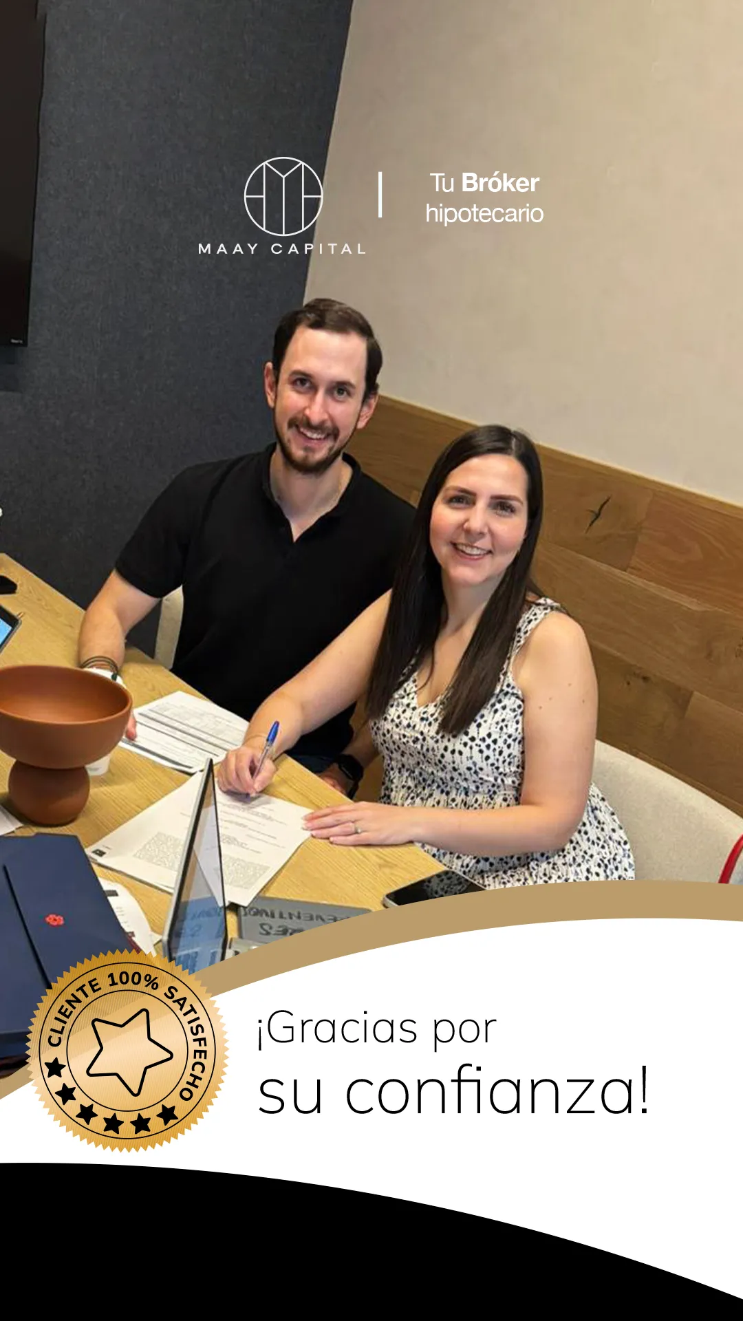 Familia satisfecha Maay Capital