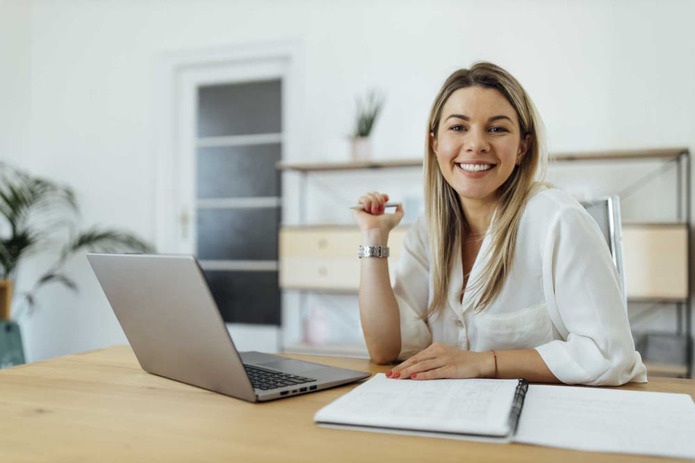 Relaxed tax professional with free time