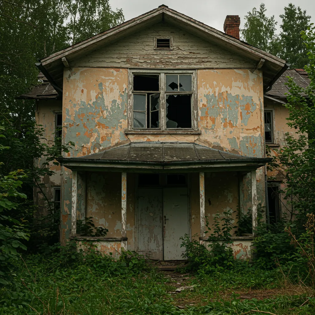 brown and white concrete house