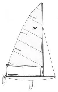 sailing a butterfly sailboat