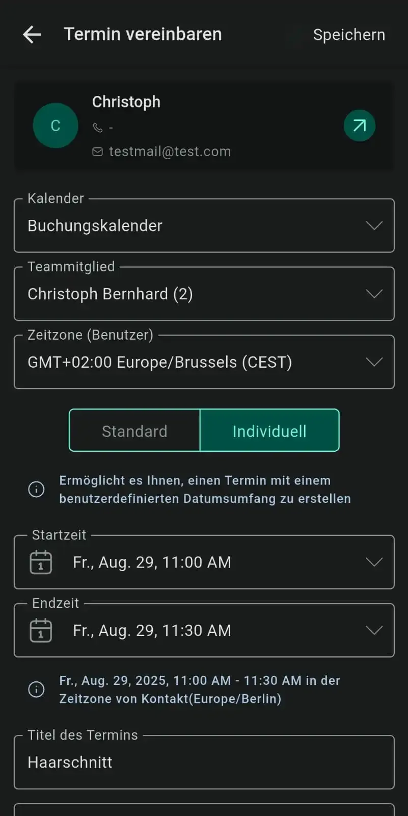 App Übersicht
