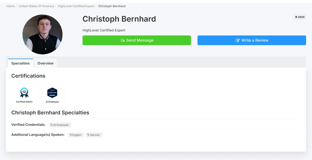 Christoph Zertifiziert