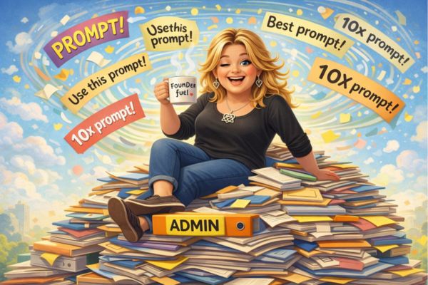 Cartoon illustration of Cara Sayer, inventor of SnoozeShade and creator of The Bottleneck Breaker