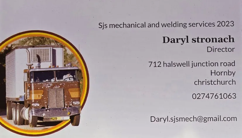 Daryl Stronach Director SJS Mechanical & Welding Christchurch