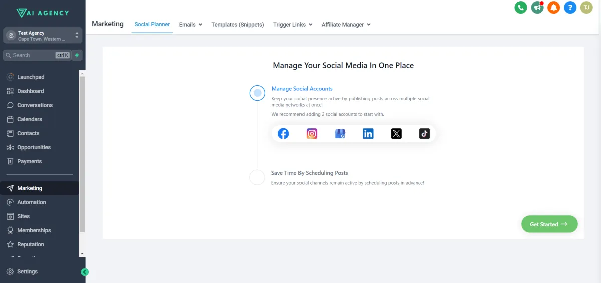 AI Agency Social Planner