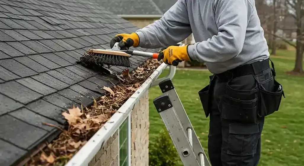 Roof Gutter Cleaning
