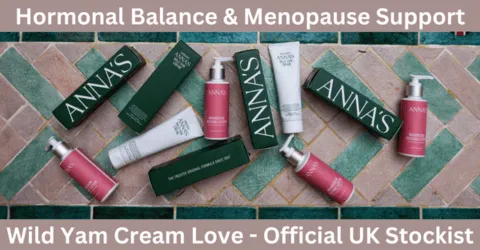 Anna's Wild Yam Cream products – official UK stockist for menopause support.