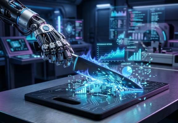 Chef-to-Automation framework visualizing structured marketing automation systems with timing, temperature, and technique principles