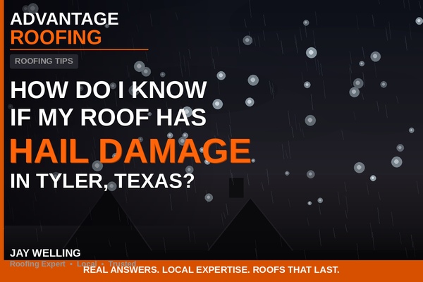 Hail Damage Roof Tyler Texas Signs