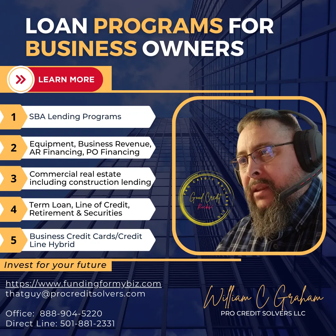 Twenty Business Loan Programs for business owners, even new startups