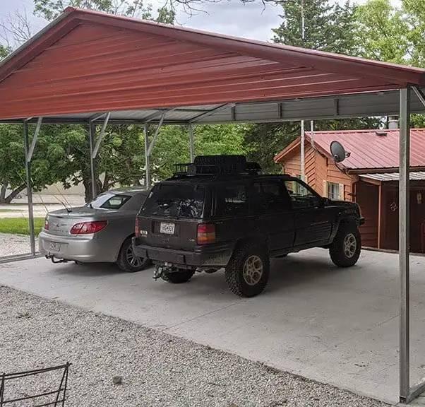 This is an example of one of our Metal barns