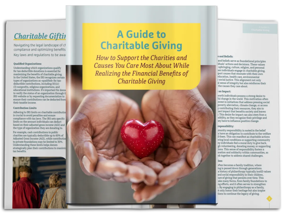 Guide to chartable giving cover