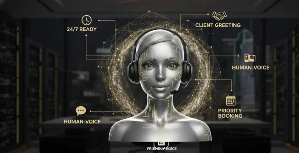 Voice AI Receptionist answering business calls 24/7 for a Pensacola small business