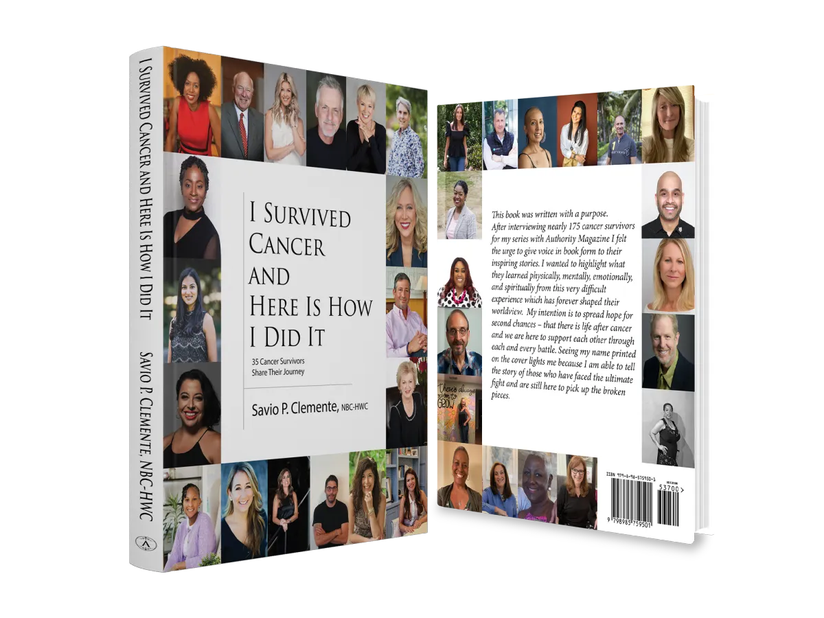 image of the # best-seller "I Survived Cancer and Here Is How I Did It" by Savio P. Clemente