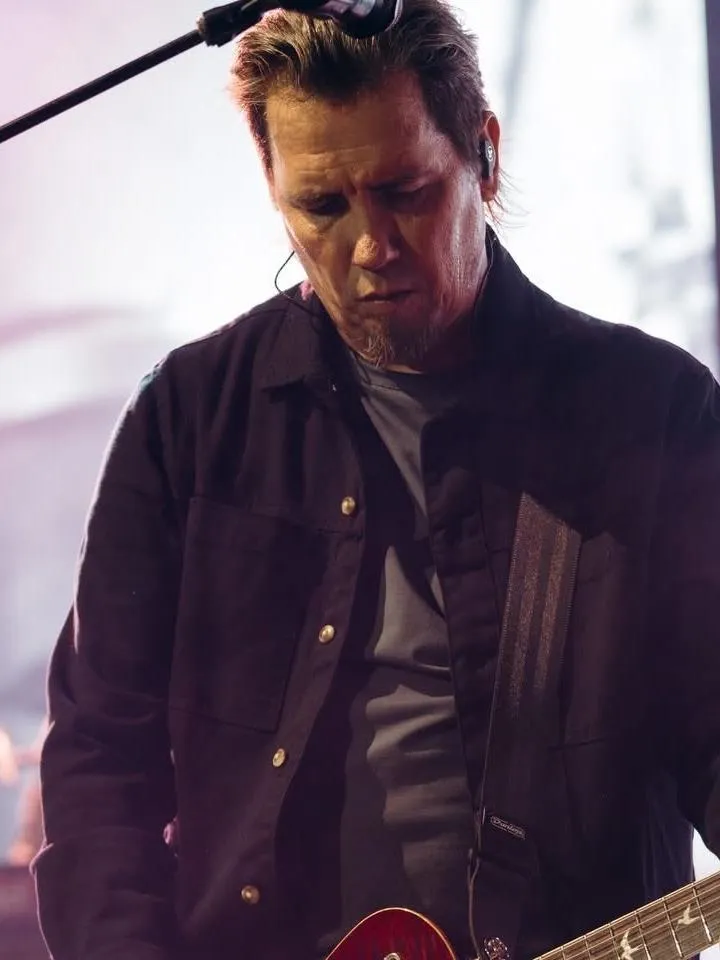 Mark Lee of Third performs on lead guitar at a recent Third Day Concert