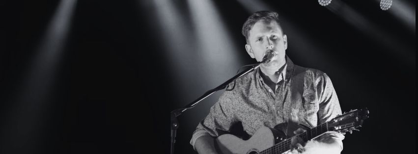 Blake Tanner acoustic singer songwriter performs LIVE at a church concert