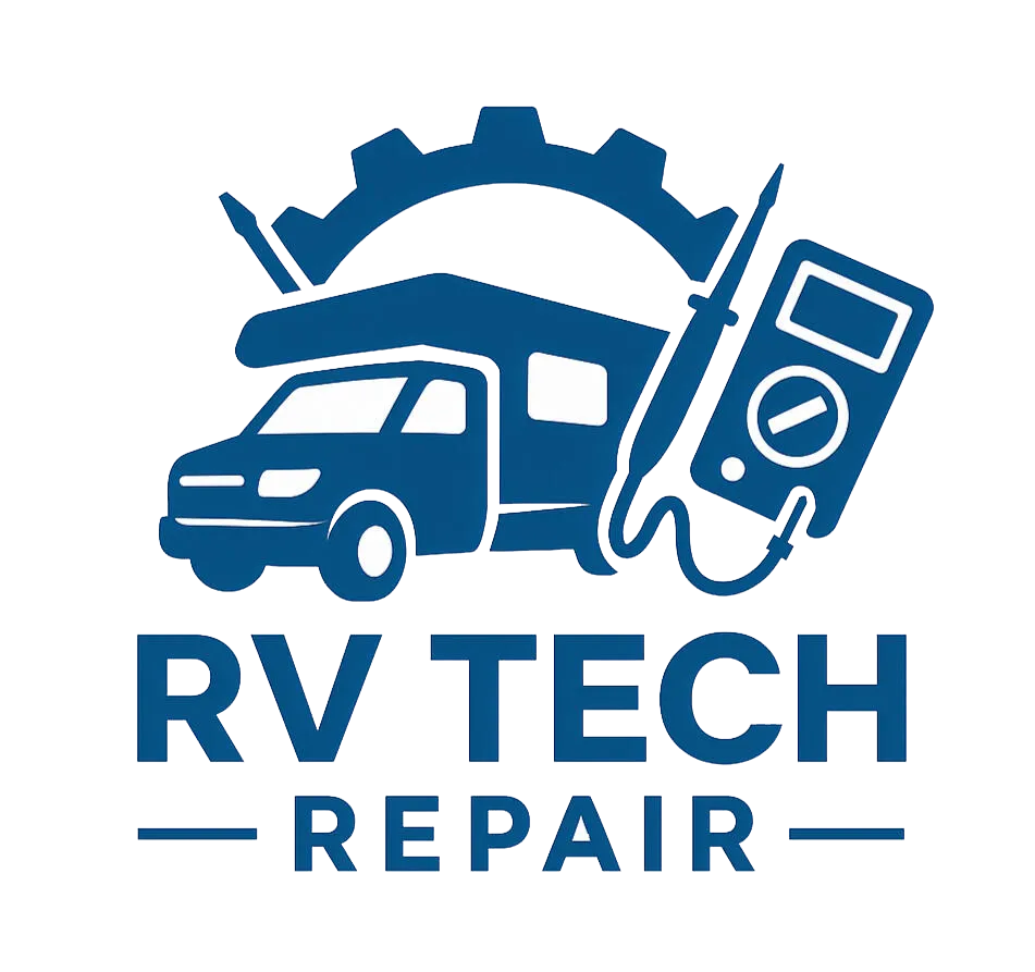 On the road mobile RV tech logo