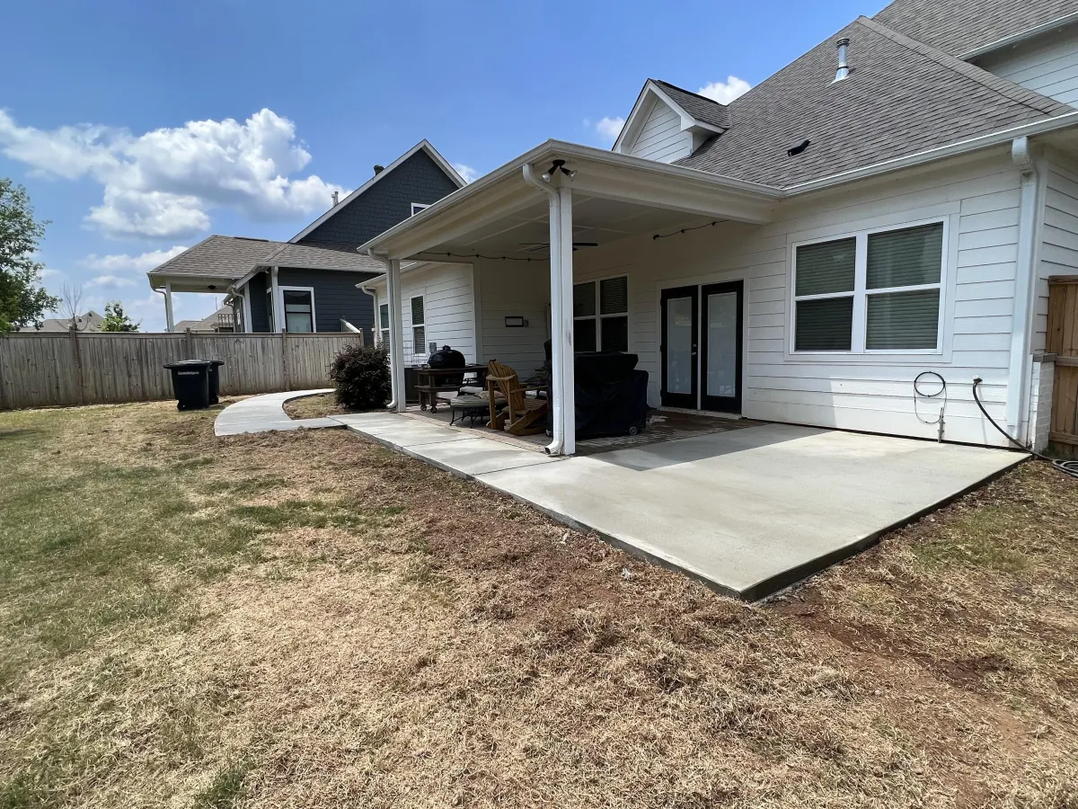Trussville Concrete Patio