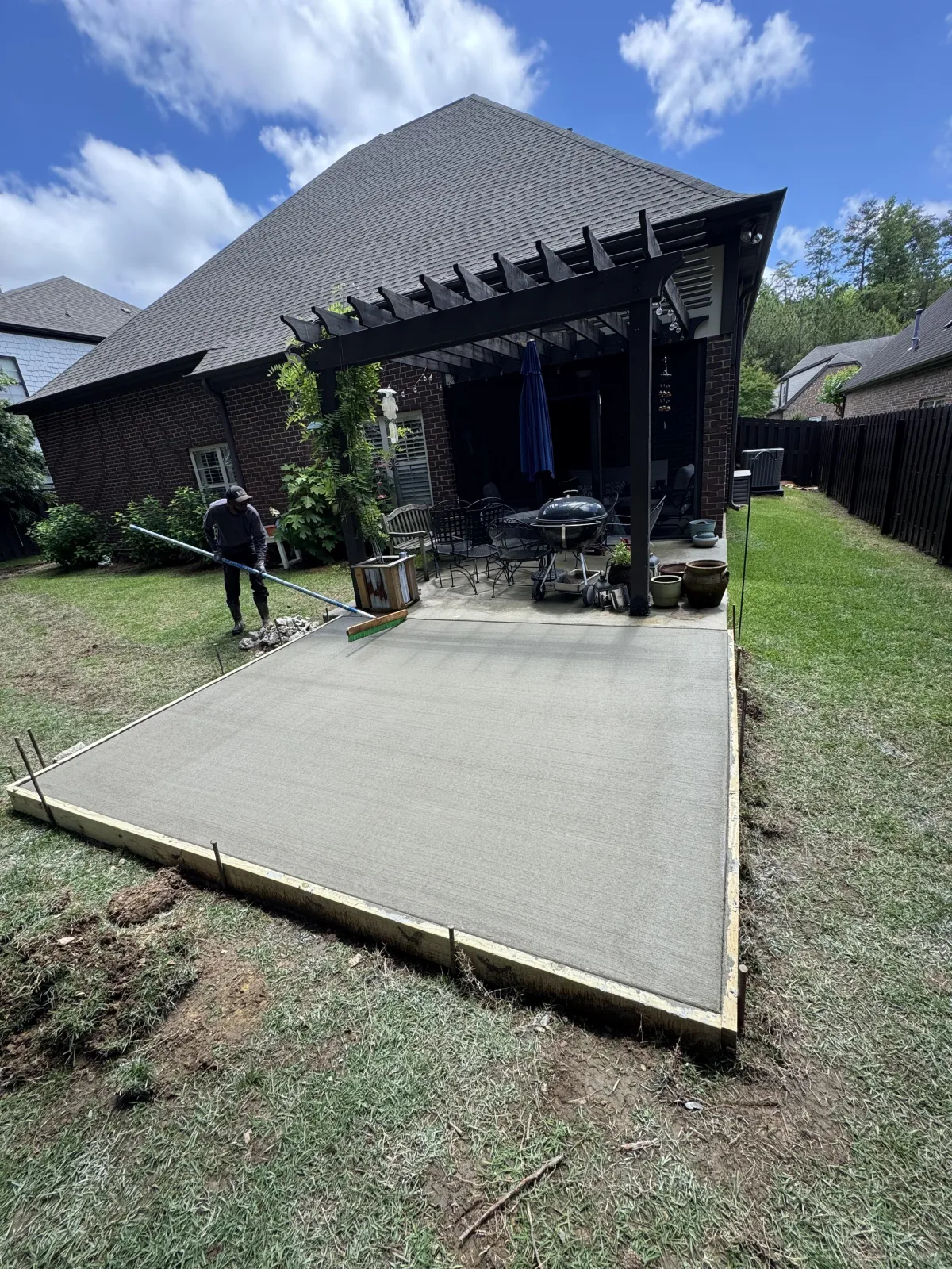 Springville Concrete Patio
