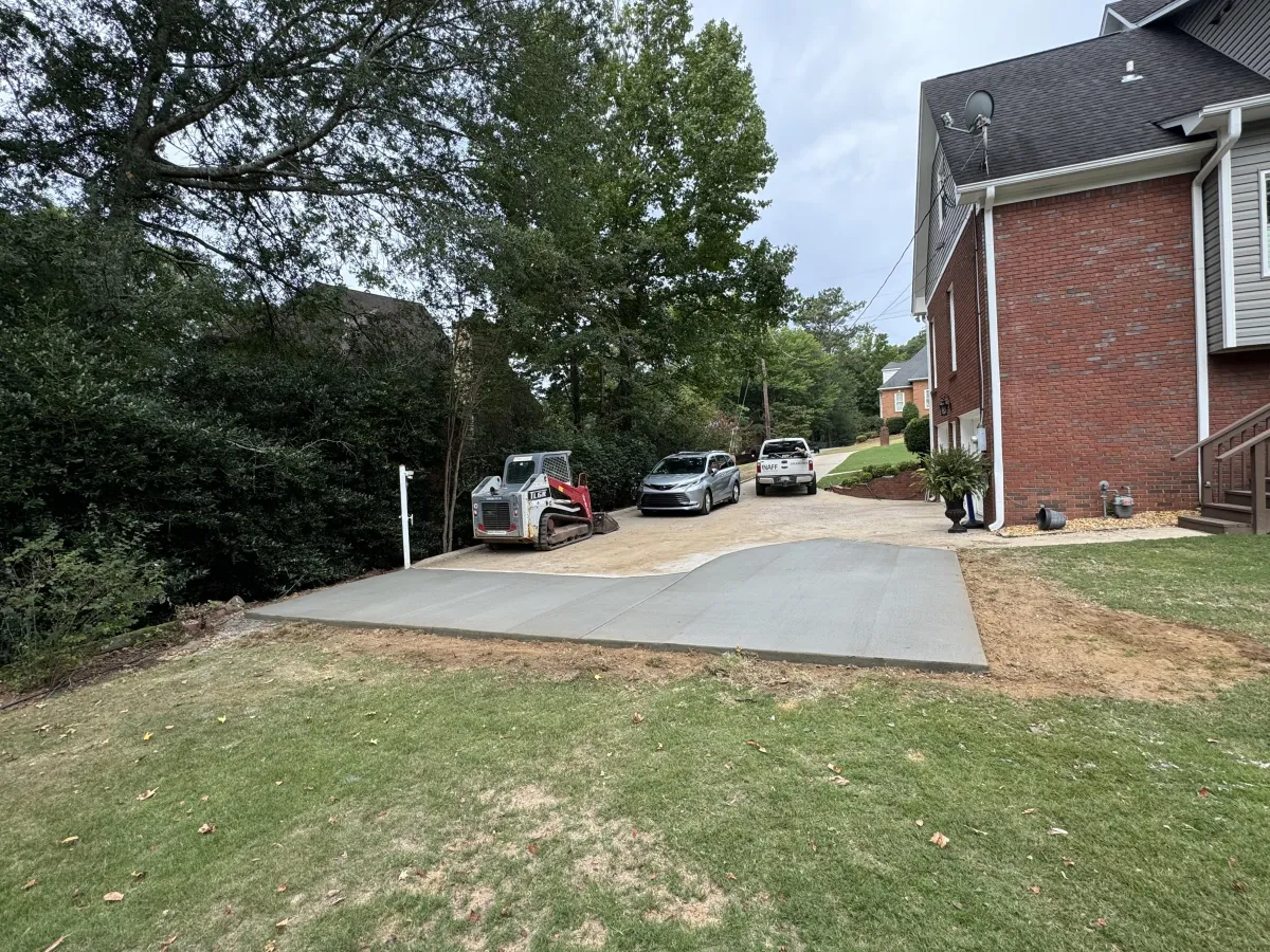 Springville Concrete Driveway