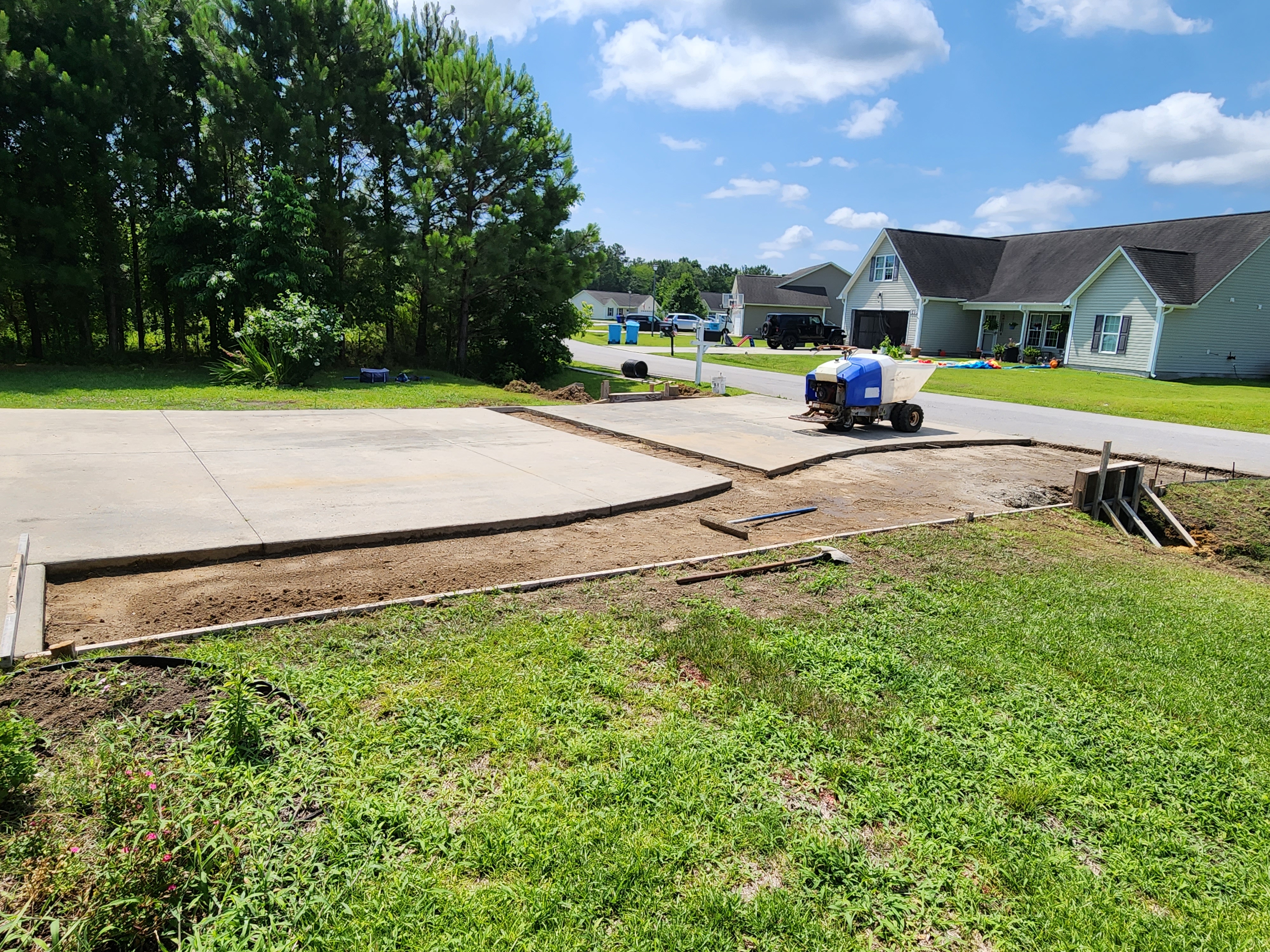 Springville Concrete Pads