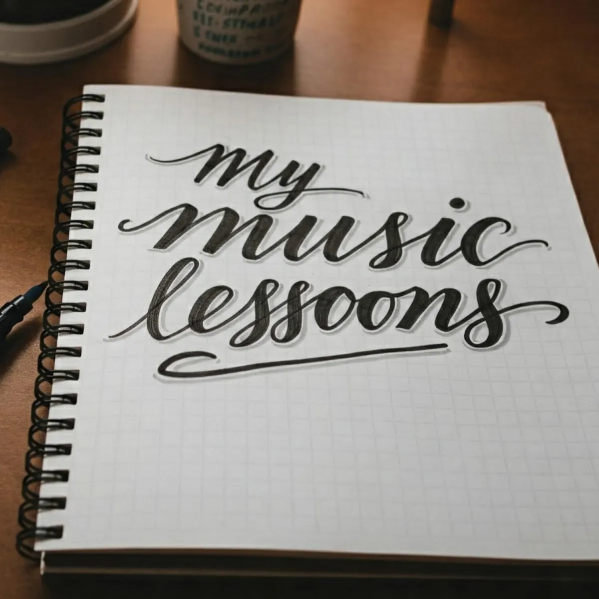 Music lesson journal