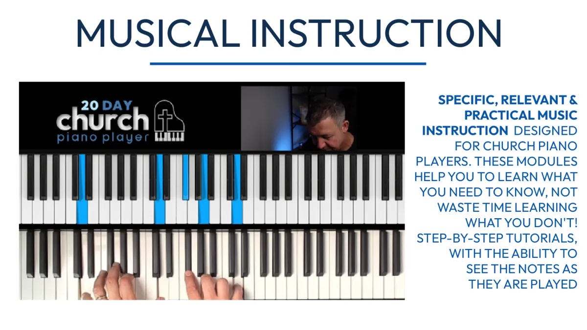 church piano course