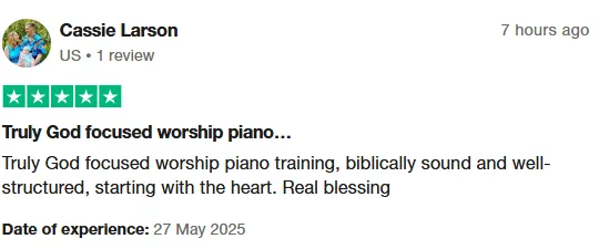 best online worship piano course