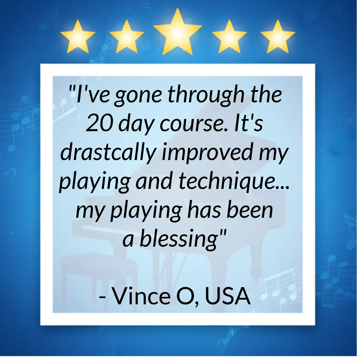 learn to be a church piano player