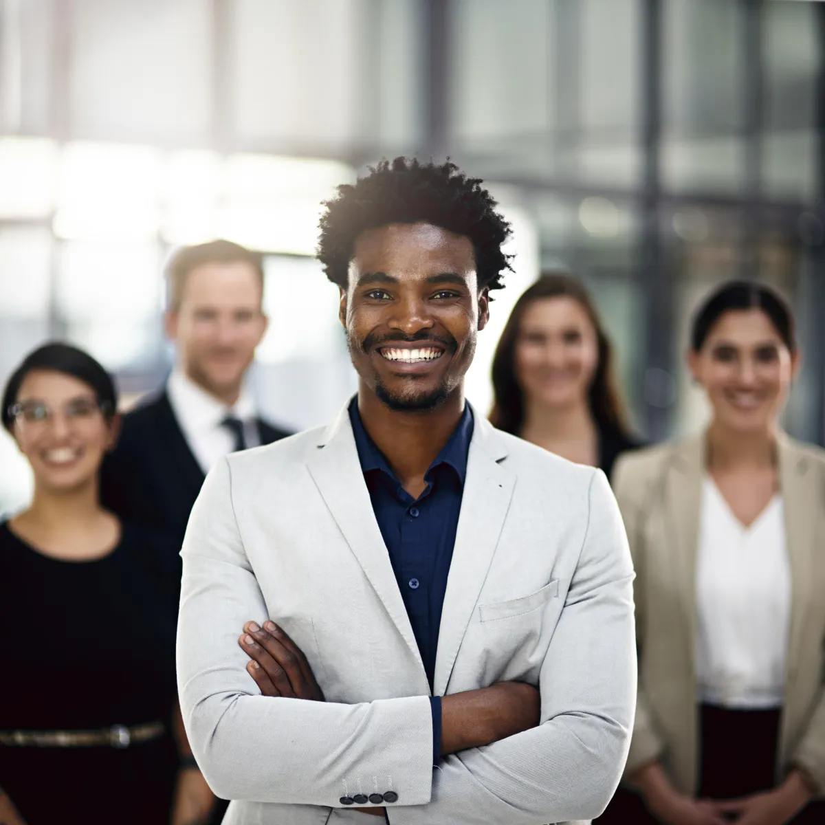 young african american male professional