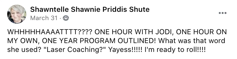 Client feedback from the original Certified Holistic Intuitive page