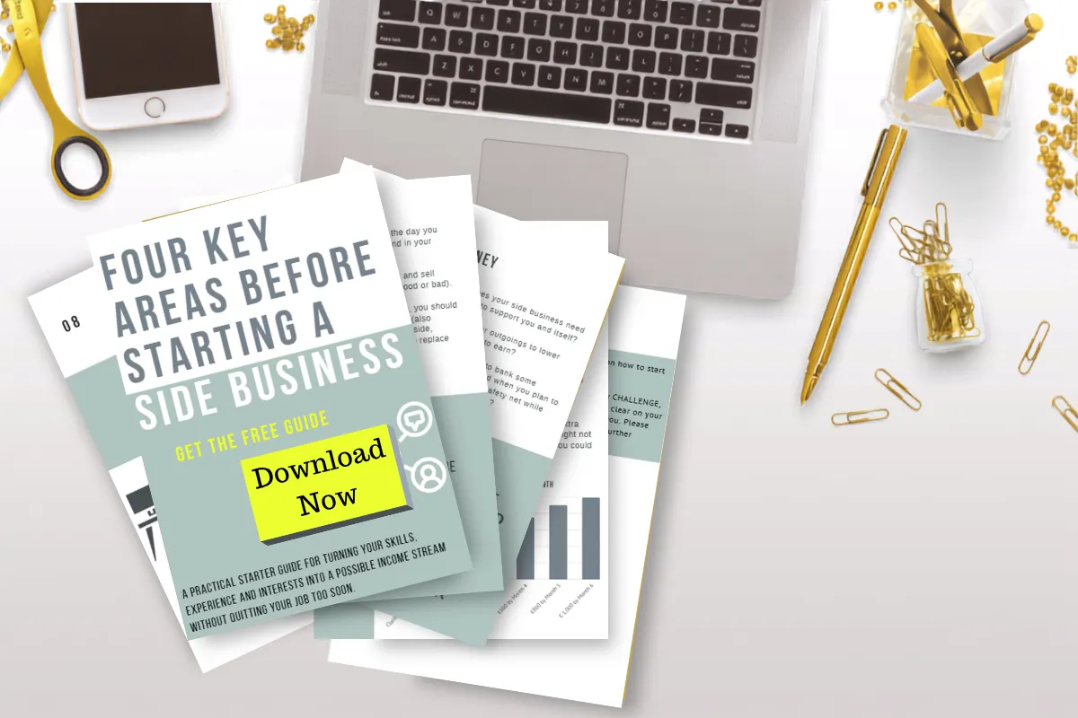 Four Key Areas Before Starting a Side Business Guide