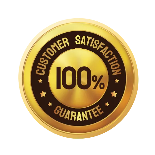 100% Satisfaction Guarantee Seal