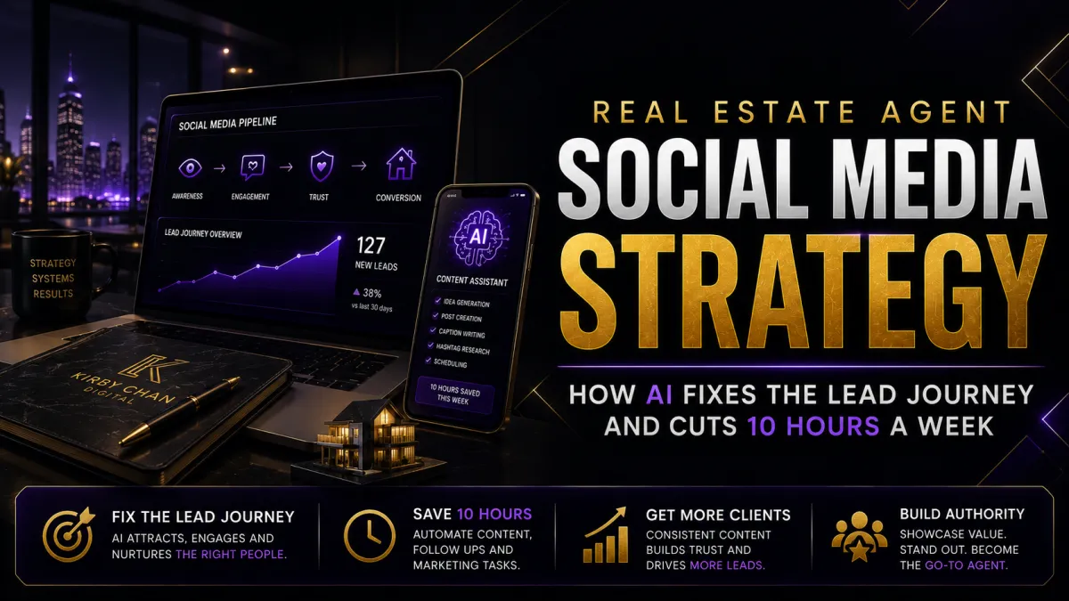 Real Estate Agent Social Media Strategy: How AI Fixes the Lead Journey and Cuts 10 Hours a Week