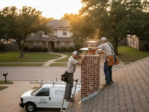 Weatherford, TX Chimney Cap Installation