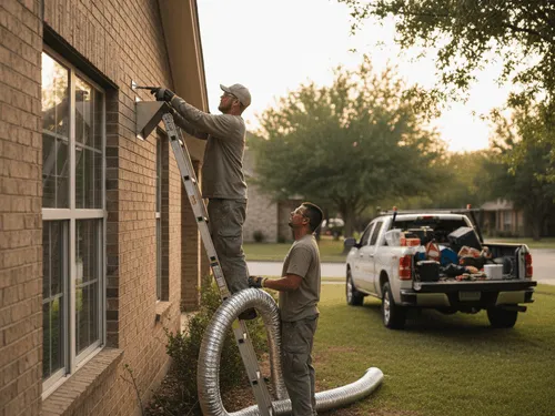 Weatherford, TX Dryer Vent Termination Installation