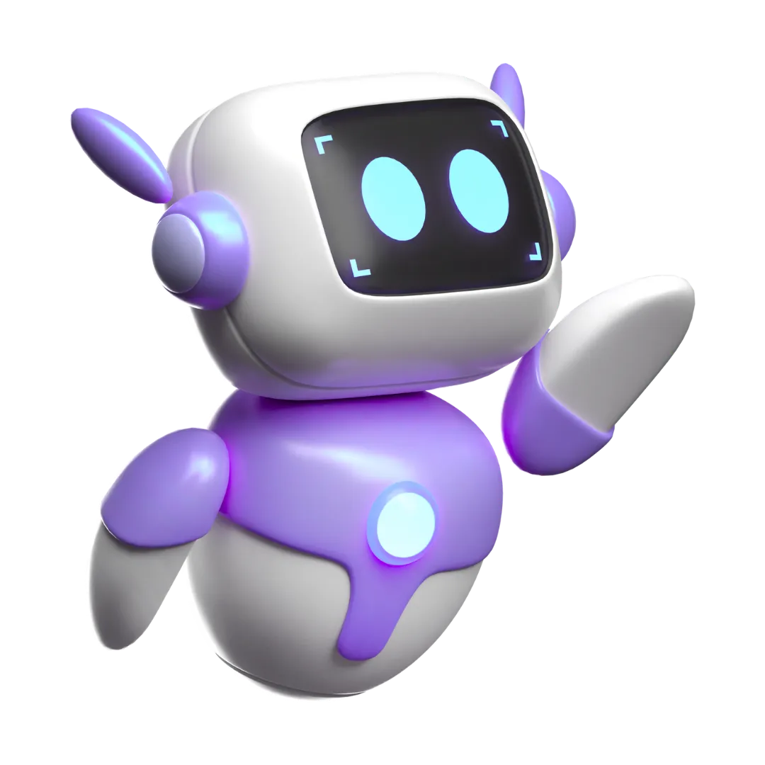 united one media group's friendly robot mascot