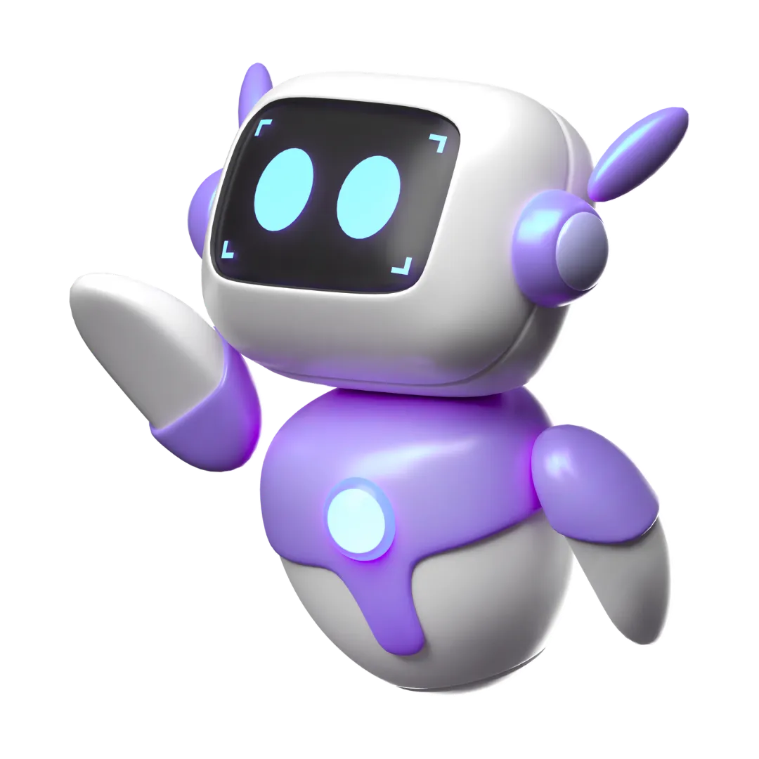 united one media group's friendly robot mascot