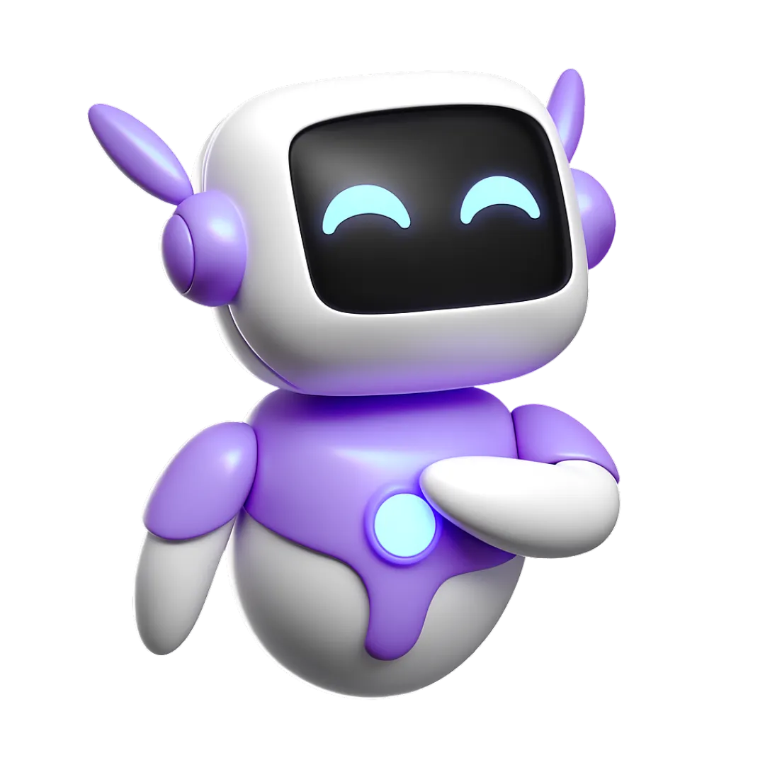 united one media group's friendly robot mascot