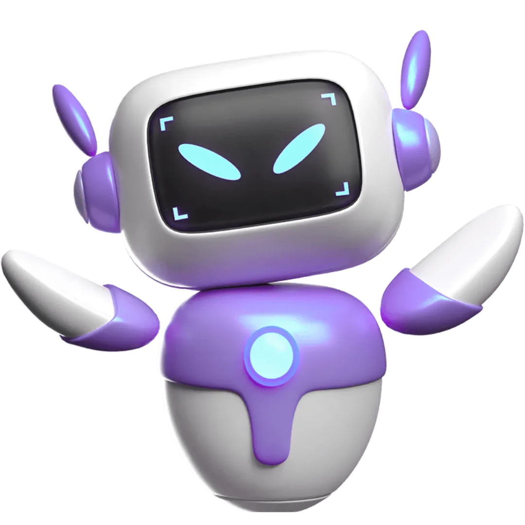 united one media group's friendly robot mascot
