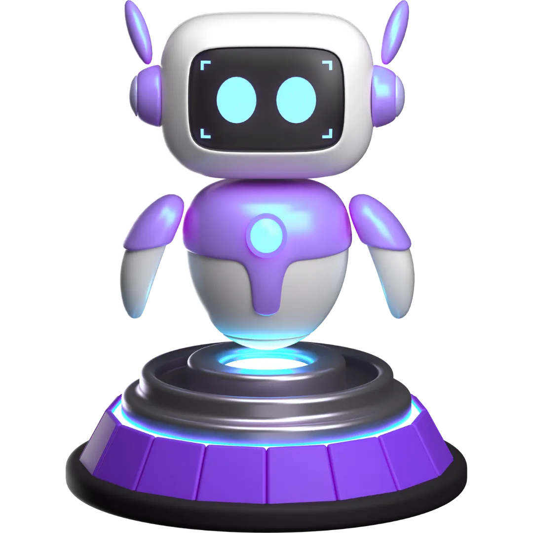 united one media group's friendly robot mascot
