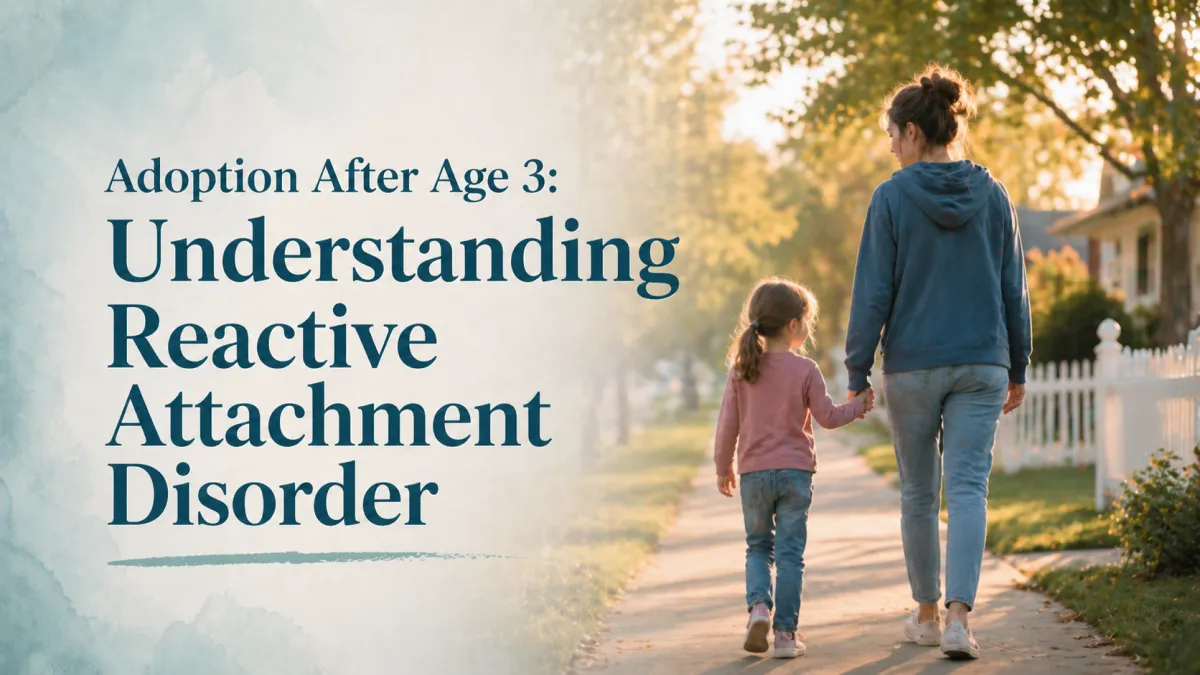 Adoption After Age 3: Understanding Reactive Attachment Disorder