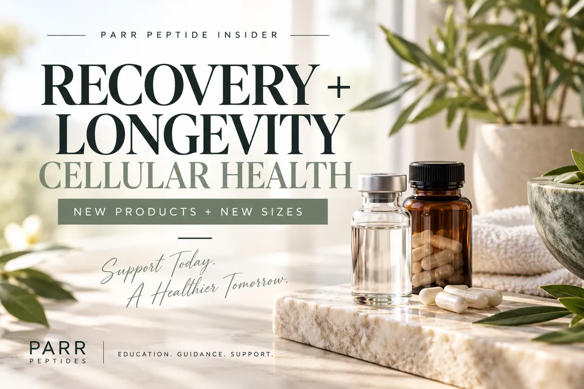 Recovery, Longevity & Cellular Health: New Products Worth Knowing About