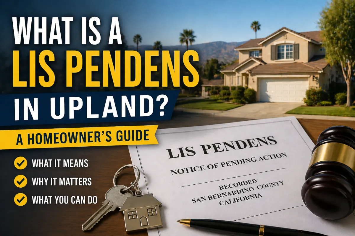 What Is a Lis Pendens in Upland? A Homeowner’s Guide