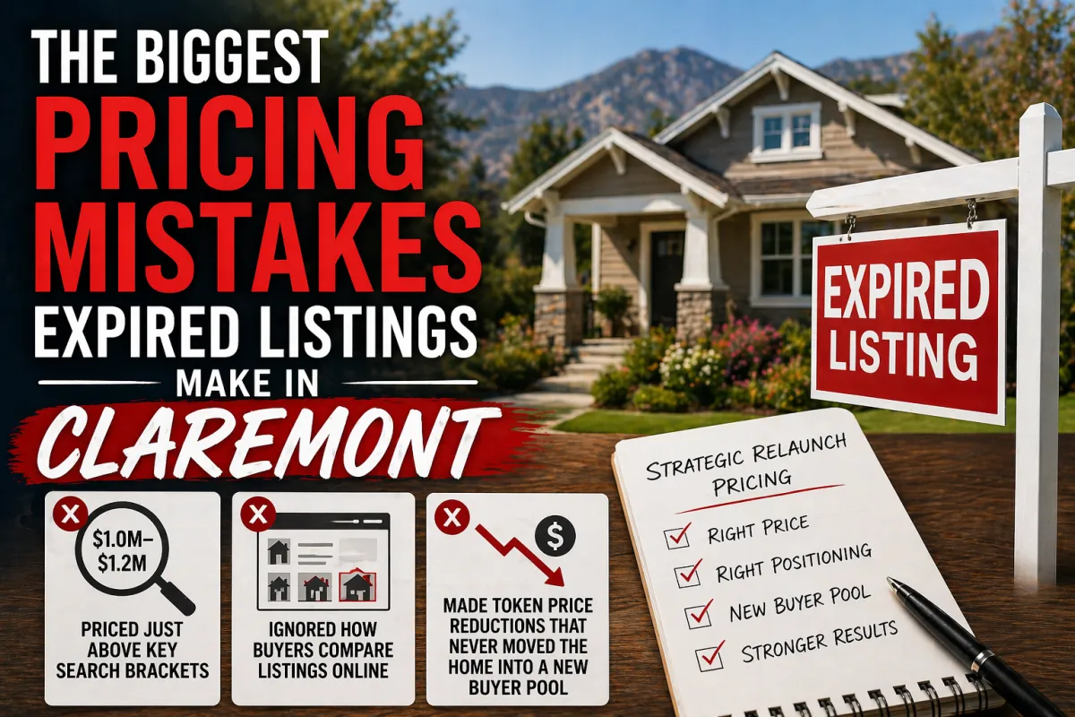 The Biggest Pricing Mistakes Expired Listings Make in Claremont