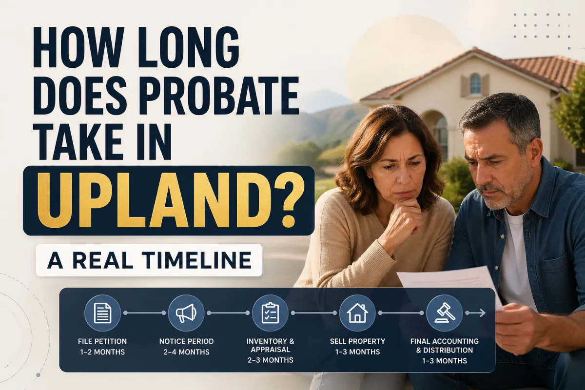 How Long Does Probate Take in Upland, CA? | Paul Vyhnalek