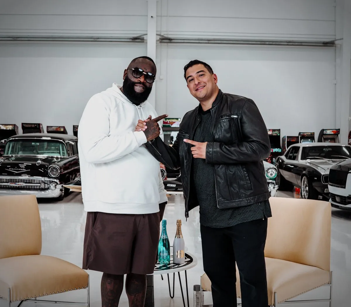 Omar Elattar with Rick Ross on The Passionate Few podcast